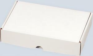 Maxibriefkarton weiß, 25 Stück Innenmaß: 225x155x45mm