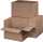Fixkarton braun, Innenmaß: 330x220x-190 mm, m. Automaikboden,