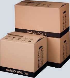 Umzugskarton Cargobox XS braun Innen 455x345x380mm Amaß:465x347x400mm