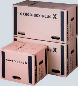 Cargobox braun, PLUS S, mit Griff- löcher, Innenmaß: 400x320x320 mm