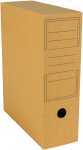 Archiv-Ablagebox braun Innenmaß: 257x94x319 mm