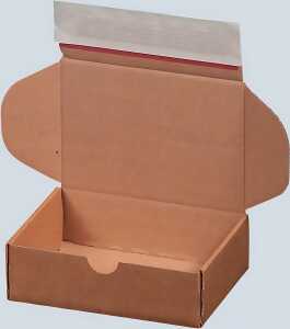 Modulbox braun, Maxibrief, haftklebend, Innenmaß: 140 x 101 x 43 mm