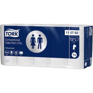 Tork Toilettenpapier -3-lagig, extra weich, weiß, 30 Rollen x 30 m