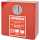 Wandbehälter Metall rot f. Löschdecke 300 x 300 x 125 mm