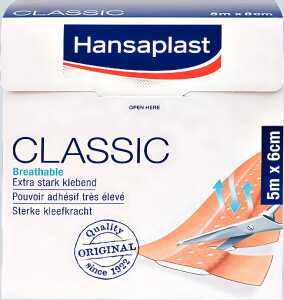 Hansaplast, starres Wundpflaster, Viskosegewebe, 4042809029529