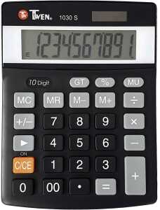 bandermann Tischrechner 1030S, schwarz 10 Stellen