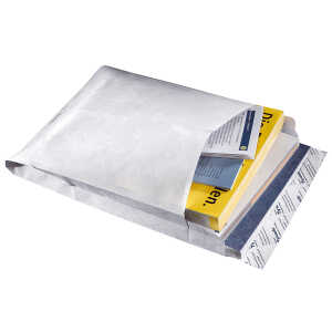 Tyvek Faltentasche C4 o.F. HK Spitzboden 38mm Falte 70g
