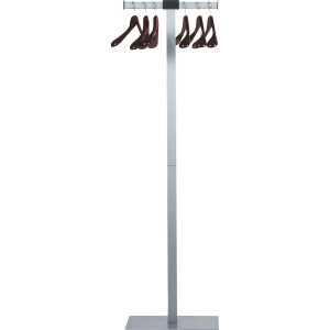 Unilux SPIRIT Garderobenständer metallgrau, Kleiderstange mit Standfuß