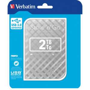 Verbatim Store n Go 2,5 2TB USB 3.0 silber