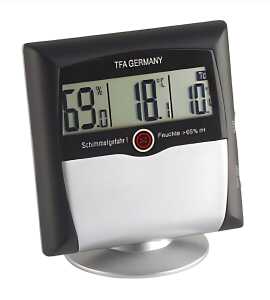 TFA 30.5011 Comfort Control Hygrometer schwarz/silber