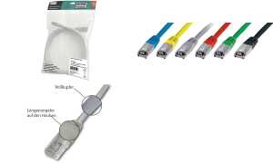 DIGITUS Patchkabel Premium, Kat. 5e , SF/UTP, 3,0 m, grau (11001463)