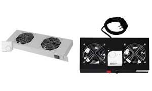 DIGITUS 19 Belüftungseinheit, 1 HE , 2 x 120 mm Lüftern (11001894)