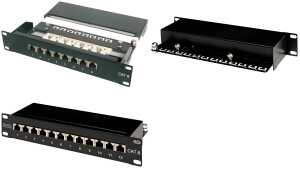 DIGITUS 10 Patch Panel Kat.6, Klas se E, 8 x RJ45, 1 HE (11002509)