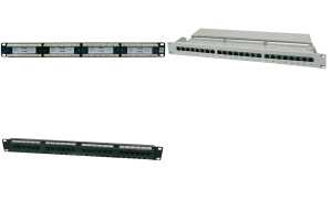 DIGITUS 19 Patch Panel Kat.5e, Kla sse D, 16 x RJ45, 1 HE (11002542)