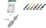 DIGITUS Patchkabel Premium, Kat. 5e , SF/UTP, 1,0 m, schwarz