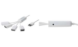 DIGITUS USB 2.0 Kabel Hub, 4 Port, weiß (11002847)