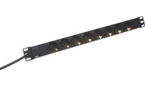 DIGITUS 19 Steckdosenleiste, 8-fac h, 1 HE, ohne Schalter (11003193)