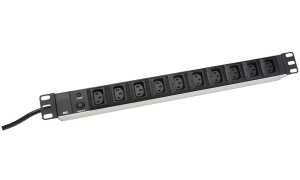 DIGITUS 19Steckdosenleiste 10-fach , mit Überspannungsschutz (11003194