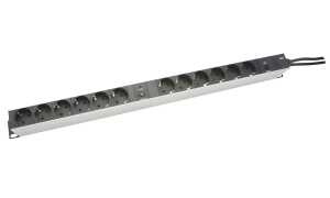 DIGITUS 19 Steckdosenleiste, 12-fa ch, mit Überlastschutz (11003203)