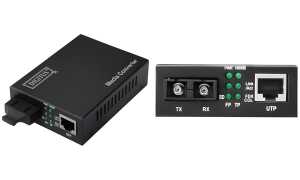 DIGITUS Gigabit Medienkonverter, RJ 45/SC, Multimode (11003402)