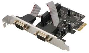 DIGITUS Serielle 16C950 PCI Express Karte, 2 Port (11003532)
