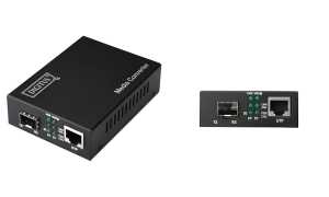 DIGITUS Gigabit Medienkonverter, RJ 45/SFP Reichweite: 80 km