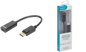DIGITUS Adapter, DisplayPort Stecke r - HDMI A Kupplung (11004009)