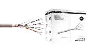 DIGITUS Patchkabel Kat.5e, SF/UTP, 100 m Ring, grau (11004125)