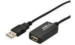 DIGITUS USB 2.0 aktives Verlängerun gskabel, 5,0 m...