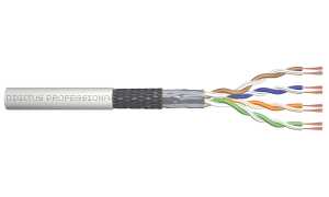 DIGITUS Patchkabel Kat.5e, SF/UTP, 305 m Ring, grau (11004666)