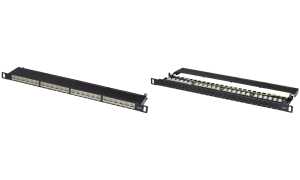 DIGITUS 19 Patch Panel Kat.6, Klas se E, 24 Port, schwarz (11005419)