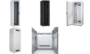 DIGITUS 19 Netzwerkschrank Unique Serie, 22 HE, schwarz (11005580)