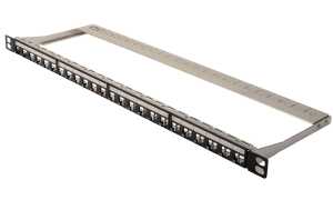DIGITUS 19 Modular Patch Panel Kat .6A, 24 Port, schwarz (11005697)