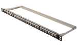 DIGITUS 19 Modular Patch Panel Kat .6A, 24 Port, schwarz...
