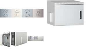 DIGITUS 19 Wandverteiler OUTDOOR, 7 HE, lichtgrau (RAL7035) (11005772