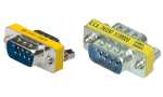 DIGITUS mini Gender Changer, 9 Pol Sub-D, Stecker -...