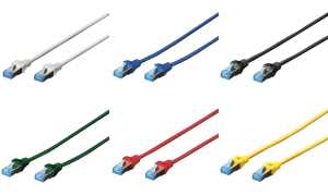 DIGITUS Patchkabel Kat. 5e, SF/UTP, 0,5 m, blau (11005974)