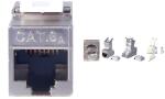 DIGITUS Keystone Modul Kat.6A(tief) geschirmt, grau...