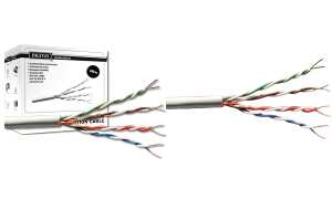 DIGITUS Installationskabel Kat. 5e, U/UTP, 305 m Ring, grau (11006082)