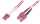 DIGITUS LWL Patchkabel, LC-Duplex - SC-Duplex, OM4, 3,0 m (11006206)