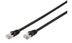 DIGITUS Outdoor-Patchkabel, Kat. 6, S/FTP, 1,0 m, schwarz...