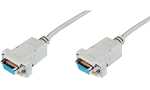 DIGITUS Null-Modem Anschlusskabel, 9-Pol Sub-D, 3,0 m...
