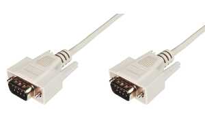 DIGITUS 9-Pol Sub-D Kabel, Stecker - Stecker, 3,0 m (11006395)