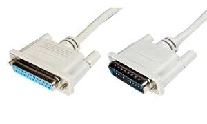 DIGITUS 25-Pol Sub-D Kabel, Stecker - Kupplung, 5,0 m (11006398)