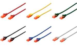 DIGITUS Patchkabel, Kat. 6, U/UTP, 10,0 m, schwarz (11006808)