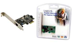 LogiLink PCI Express Gigabit Ethern et RJ45 Netzwerkadapter (11110336)
