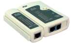 LogiLink Kabeltester RJ11, RJ12, RJ 45 mit Remote Einheit...