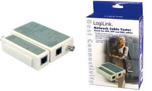 LogiLink Kabeltester RJ45 und BNC m it Remote Einheit (11110345)