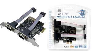 LogiLink Serielle RS-232 PCI-Expres s Karte, 2 Port (11110418)