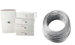 LogiLink Installationskabel, Kat. 5 e, U/UTP, 305 m, grau (11111729)